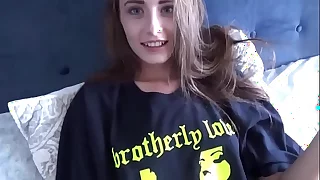 Temporary Step Sister Wants to Fuck Big Step Fellow-man - Backstage Cure-all